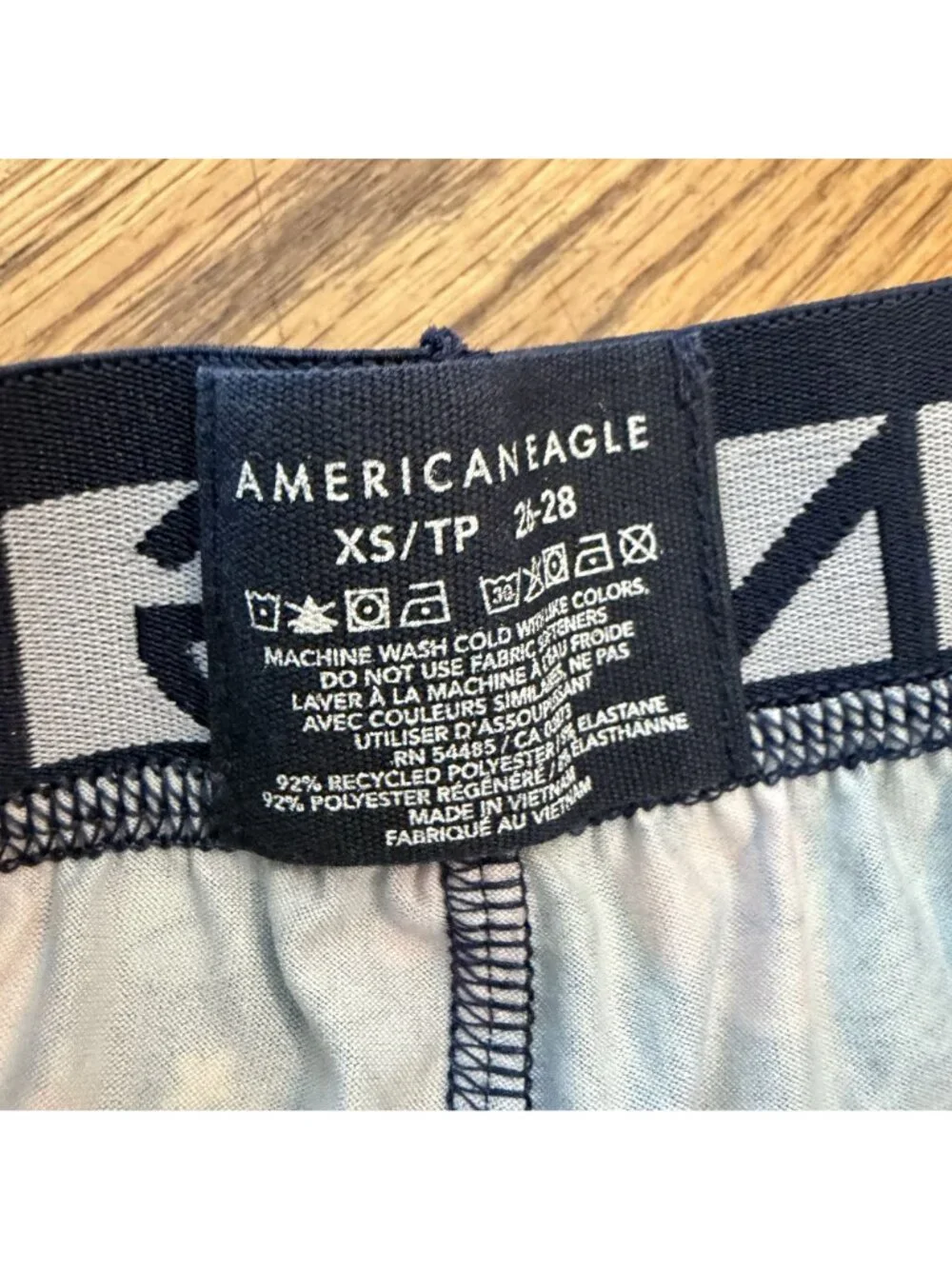 American Eagle Mens Knome Boxer Sleep Shorts XS 26-28